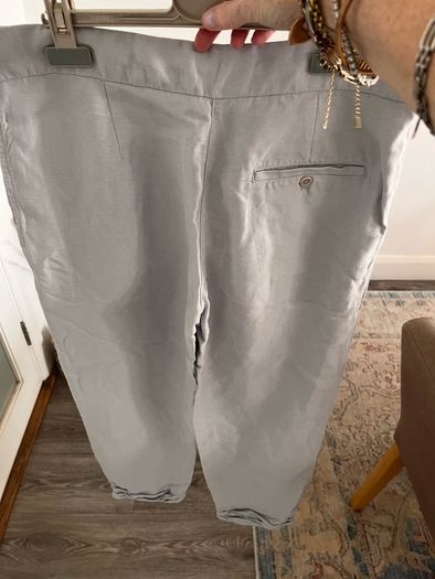 trousers linen mix