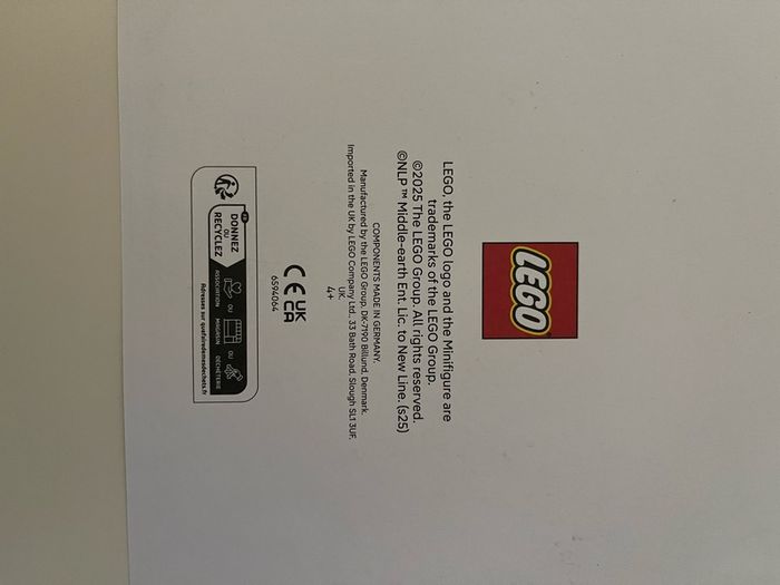 LEGO Icons The Lord Of The Rings GWP Poster
