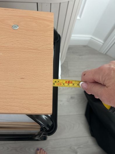 Double folding bed