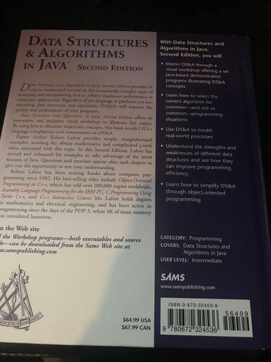 Data Structures and Algorithms in Java