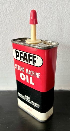 Vintage Pfaff Sewing Machine Oil Tin