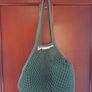 Green Turtle string shopping bag with neck pillow Image 3