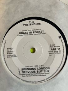 The pretenders. Brass in pocket vinyl record in vg + condition