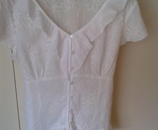 Per Una White Top Size 14
