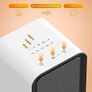 NEW SALE | Electric Heater, Low Energy Smart Space Heater with Thermostat, WiFi & Bluetooth App Control, Heater Works with Alexa & Google Assistant, Ceramic Heater for Bedroom, Office, Home, White Image 2
