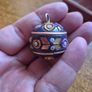 Vintage Christmas Ornament Hand Made Holidays Home Tree Decor Hand cut Mirror Image 3