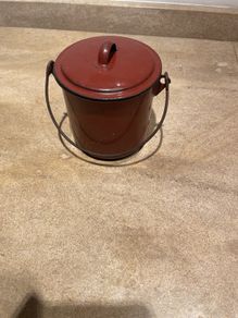 Vintage metal tin