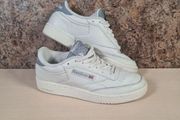 REEBOK CLASSIC trainers runners cream Size UK 5 EU 38 womens boys girls (AT2)