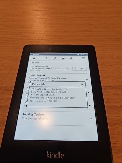 Kindle Paperwhite 5th Gen without Ads