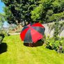 Summer Pride Rainbow Or Black & Red Garden Pub Party Parade Umbrellas. Brand New In Box 2 Metre Image 5