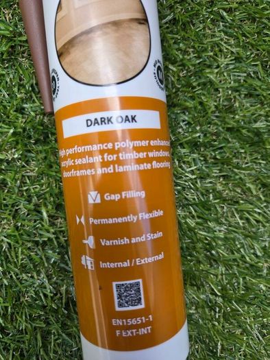 Dark oak silicone filler