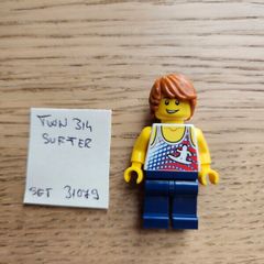 lego twn314 surfer, set 31079