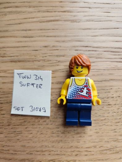 lego twn314 surfer, set 31079
