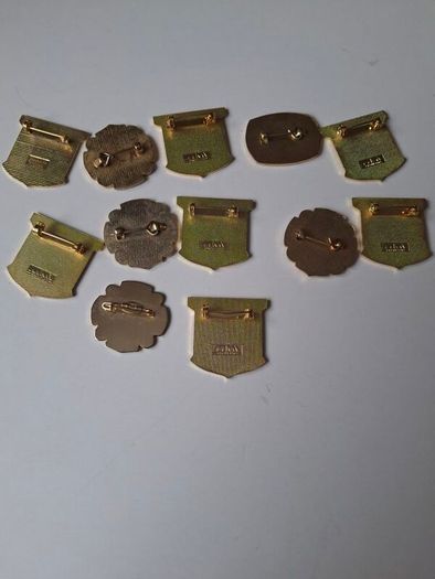 12 x Vintage 1970's,  80's  Joe Walsh Irish Tours Badges