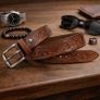 Premium Embossed Genuine Leather Belt Stylish Vintage Designer Belt Durable Formal & Casual Waist Belt Image 7
