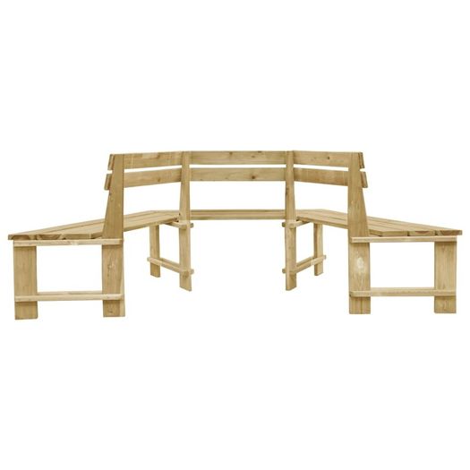 Garden Bench 240 cm Impregnated Pinewood