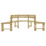 Garden Bench 240 cm Impregnated Pinewood Image 3