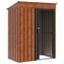 Metal Garden Shed ,Brown137 x 81 x 180 cm Image 5