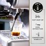NEW SALE | Barista Max Espresso Machine | Latte & Cappuccino Coffee Maker with Integrated Bean Grinder & Steam Wand | 2.8 L Water Tank | 15 Bar Italian Pump Image 2