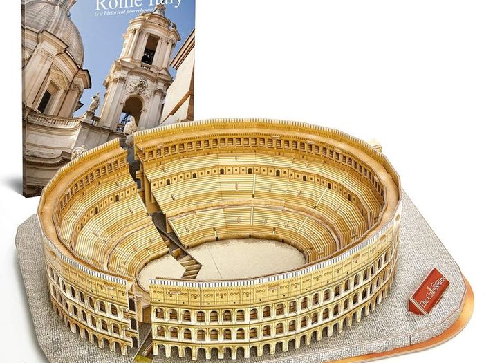 3D Jigsaw Puzzles for Kids Adults Rome The Colosseum National Geographic Italy Jigsaw Puzzle DIY Building Model Kit 131 Pieces