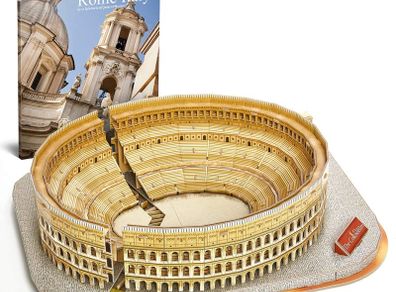 3D Jigsaw Puzzles for Kids Adults Rome The Colosseum National Geographic Italy Jigsaw Puzzle DIY Building Model Kit 131 Pieces