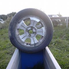 alloy wheels and tyres 14" price  per wheel