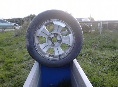 alloy wheels and tyres 14" price  per wheel