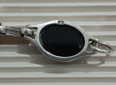 Bracelet - Silver - Onyx