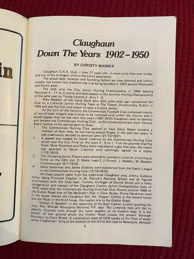Clochan GAA Club Limerick- Official Opening 1979