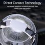 CPU FAN Central Processing  120MM Aluminum Extruded CPU Cooling Image 5