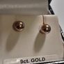 ladies 9ct gold earrings Image 4