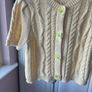 cardigan Bnwot statement lemon short sleeve cardigan size 12 Image 4