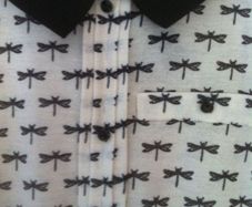 BNWT Black and Cream top