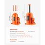 Hydraulic Bottle Jack, 50 Ton/110231 lbs Welded Bottle Jack with 11''-17.32'' Lifting Range & 3-Section Long Handle, for Car, Pickup, Image 4
