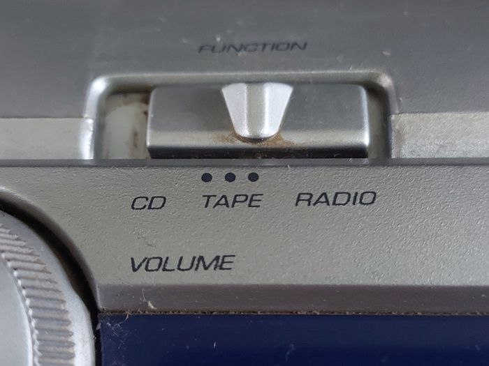 GOODMANS Stereo MW-FM CD, Tape Portable System Model GPS 327R, Fourway Speaker System, in excellent cosmetic condition