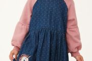 Next Unicorn Denim Raglan Dress