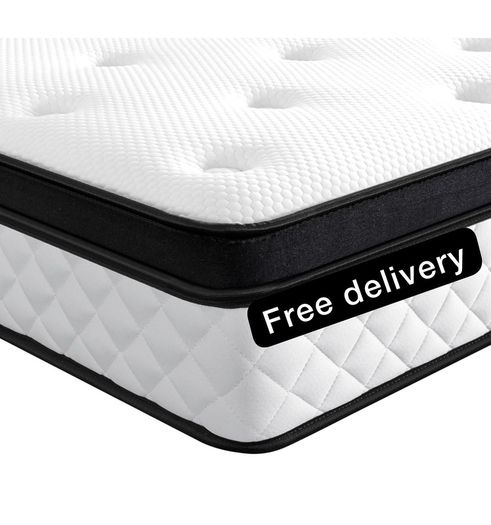 Small Double Mattress, 22CM Gel Memory Foam Pocket Sprung Mattresses