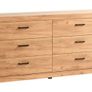 3+3 Drawer Chest Jysk Lintrup Oak Image 2