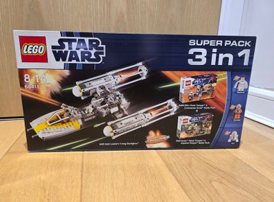 Lego 66411 Star Wars Bundle Pack, Super Pack 3 in 1 (Sets 9488, 9489, and 9495)