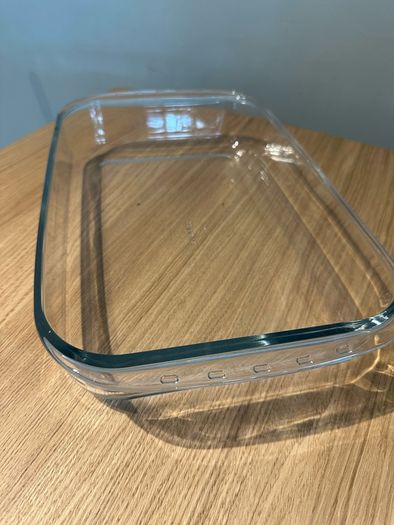 Glass baking tray - large