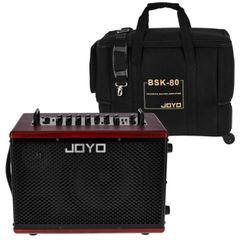 Rechargeable JOYO BSK-80 Acoustic Guitar Amplifier- Full Set