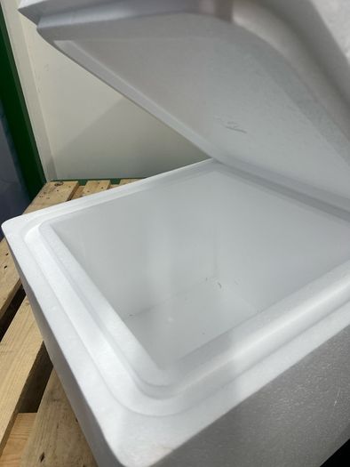 Styrofoam storage boxes