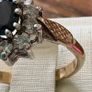 Vintage Gold & Silver Sapphire Cluster Ring Image 6