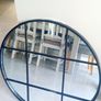 Pair  mirrors black perfect will sell on there own round shaped Image 4