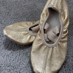 Gold ballet dancing shoes  size 29