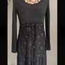 dress Bnwot grey long sleeve midi dress with contrast fabric base size European 36 Image 2
