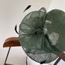 Emerald green occasion hat Image 2