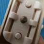 Vintage 1950 NYMPH Ladies Travel Razor  Bakelite + Original Case and box Image 3