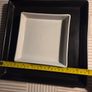 2 square ikea plates black and white Image 3