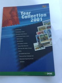 Year 2001 full set of Irish Mint Commemorative stamps in presentation  pack